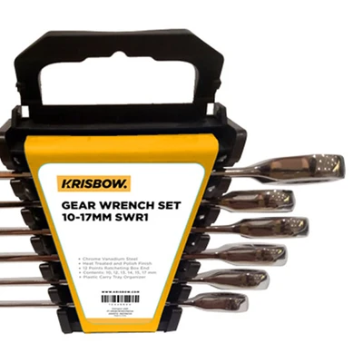 Gambar Krisbow Kunci Ratchet 10-17 mm Swr1 Set 6 pcs