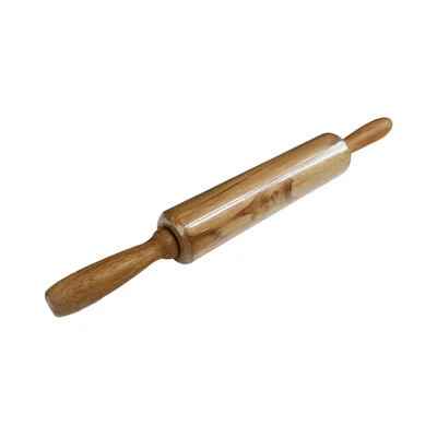 Gambar Pendopo 40 Cm Teakwood Rolling Pin - Cokelat