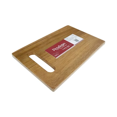 Gambar Pendopo Talenan Kayu Jati 30x20x1.5 cm - Cokelat