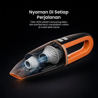 Gambar Maximus Vacuum Cleaner Wet & Dry Mobil 95 Watt 12V