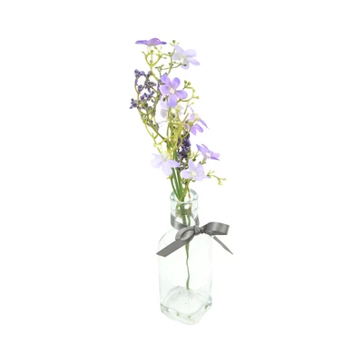 Gambar Informa Bunga Artifisial Wild Dengan Pot 13.3x13.3x30.5 cm - Ungu