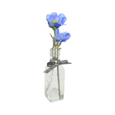 Gambar Informa Bunga Artifisial Coreopsis Dengan Pot 8.9x8.9x27.9 cm - Biru