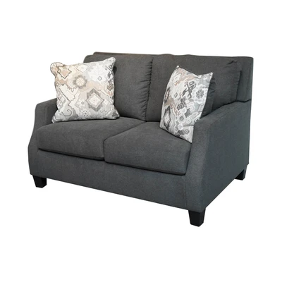 Gambar Ashley Bayonne Sofa Fabric 2 Seater - Abu-abu