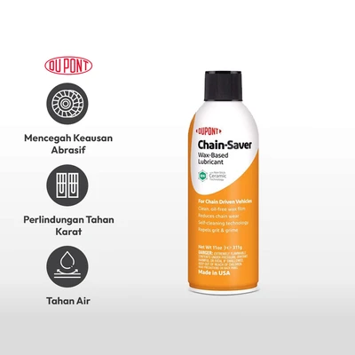 Gambar Du Pont 311 gr Pelumas Rantai Wax Based Dengan Teflon
