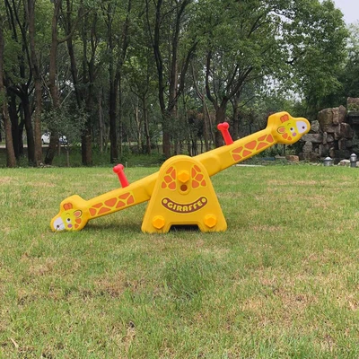 Gambar Paso Jungkat-jungkit Giraffe - Oranye