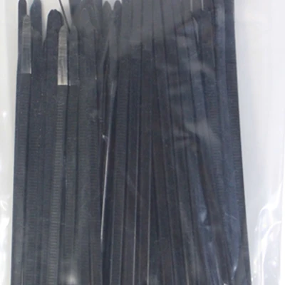 Gambar Maxbuilt Set 100 Pcs Tali Pengikat Kabel 0.3x15 Cm - Hitam