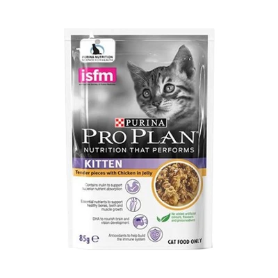 Gambar Pro Plan 85 Gr Makanan Kucing Basah Kitten Chicken