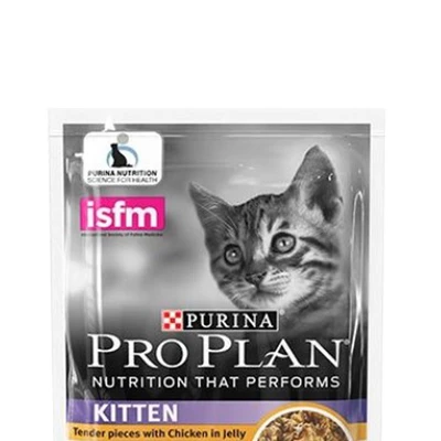 Gambar Pro Plan 85 Gr Makanan Kucing Basah Kitten Chicken
