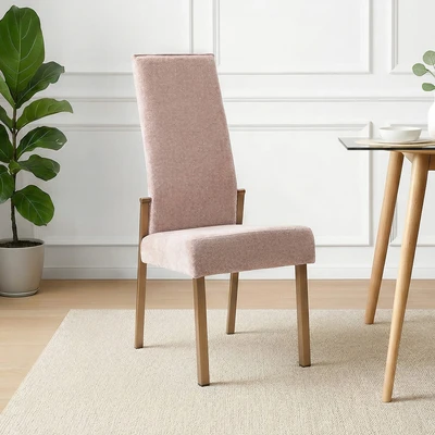 Gambar Home Galleria Dorothee Kursi Makan Fabric - Pink