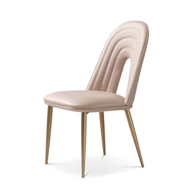 Gambar Home Galleria Desyre Kursi Makan Kulit - Pink
