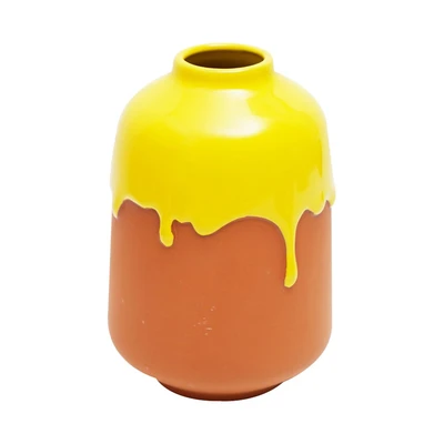 Gambar Informa Vas Bunga 19 Cm Melted Yellow Mustard