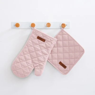 Gambar Informa Sarung Tangan Oven & Pot Holder Set 2 pcs - Pink