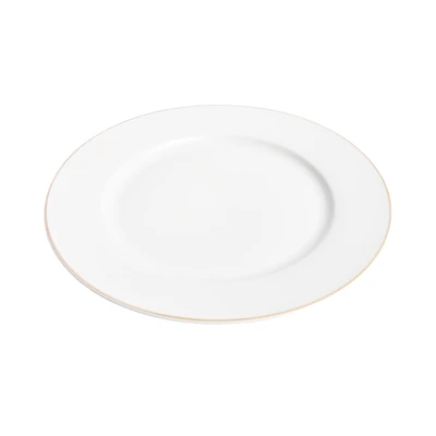 Gambar Delicia Piring Makan Bone China 27 cm - Putih