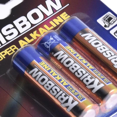 Gambar Krisbow Baterai Alkaline Ukuran AA Set 3 pcs