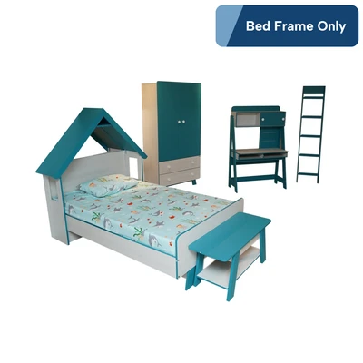 Gambar Informa Prudie Set Kamar Tidur Anak - Biru/Putih