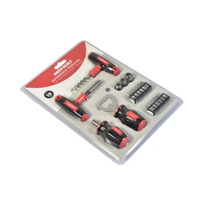 Gambar Maxbuilt Toolset Rumah Tangga Set 19 pcs - Hitam/Merah