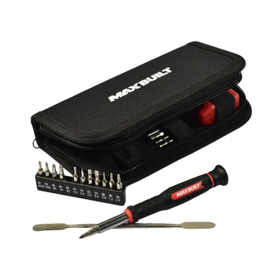 Gambar Maxbuilt Set 35 Pcs Obeng Presisi - Hitam/Merah