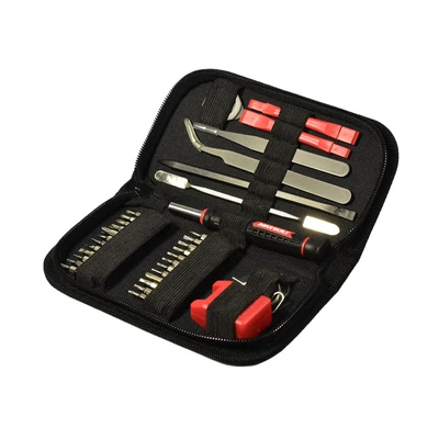 Gambar Maxbuilt Set 35 Pcs Obeng Presisi - Hitam/Merah