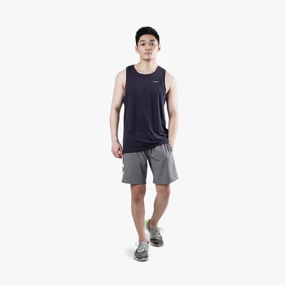 Gambar Alph Ukuran M  Tank Top Pria - Navy