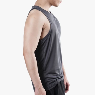 Gambar Alph Baju Tank Top Pria Ukuran M - Abu-abu