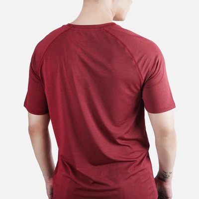 Gambar Alph T-shirt Pria Ukuran S  - Merah Maroon