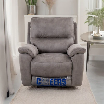 Gambar Cheers Moreno Sofa Recliner Fabric 1 Seater - Cokelat