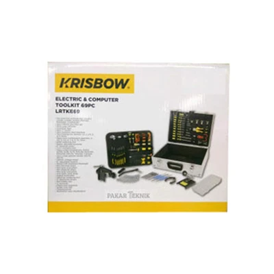 Gambar Krisbow Electric & Computer Toolkit Lrtke69 Set 69 pcs
