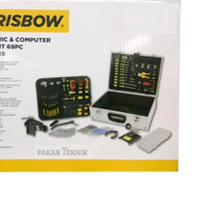 Gambar Krisbow Electric & Computer Toolkit Lrtke69 Set 69 pcs