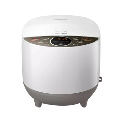 Gambar Philips 1.8 Ltr Rice Cooker Digital Hd4515/33 - Putih