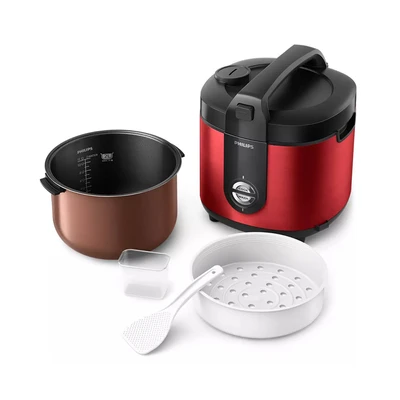 Gambar Philips Rice Cooker 2 Liter HD3138/32 - Merah