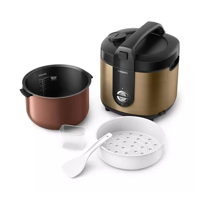 Gambar Philips 2 Ltr Rice Cooker Hd3138/34 - Gold