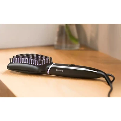 Gambar Philips Sisir Pelurus Rambut BHH880/00 BK - Hitam