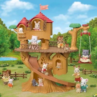 Gambar Sylvanian Families Set Adventure Tree House Esfh54500