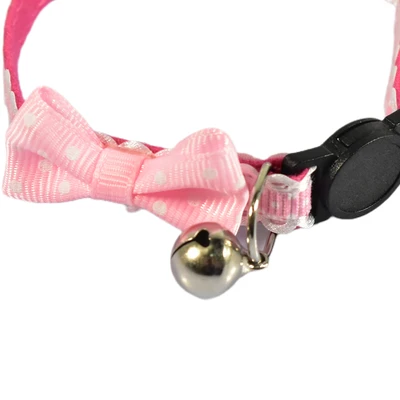 Gambar Paws N Tail 32 cm Kalung Kucing Dengan Pita - Pink