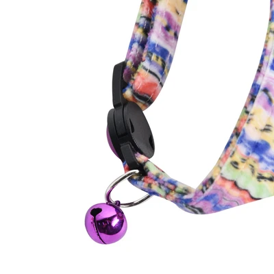 Gambar Paws N Tail 32 cm Kalung Kucing Bandana Rainbow