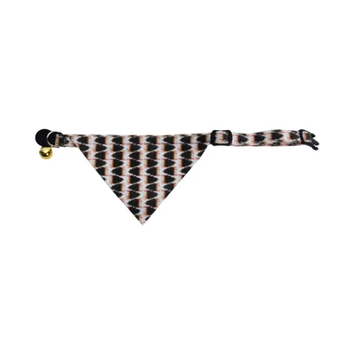 Gambar Paws N Tail 32 cm Kalung Kucing Bandana Stripe