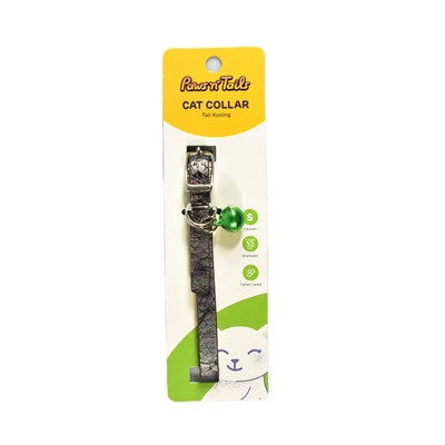 Gambar Paws N Tail 32 cm Kalung Kucing Gliter Dengan Lonceng