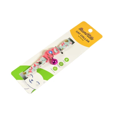 Gambar Paws N Tail 32 cm Kalung Kucing Dot - Pink/Biru