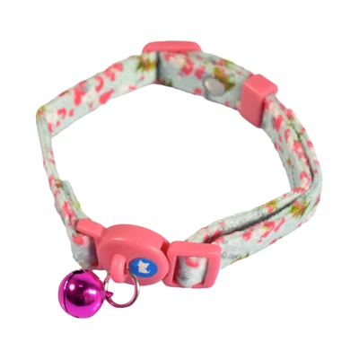 Gambar Paws N Tail 32 cm Kalung Kucing Dot - Pink/Biru