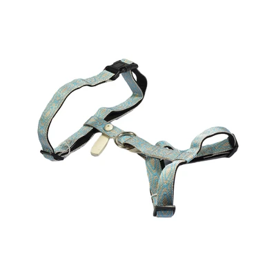 Gambar Paws N Tail Ukuran S Harness Anjing Denim - Biru