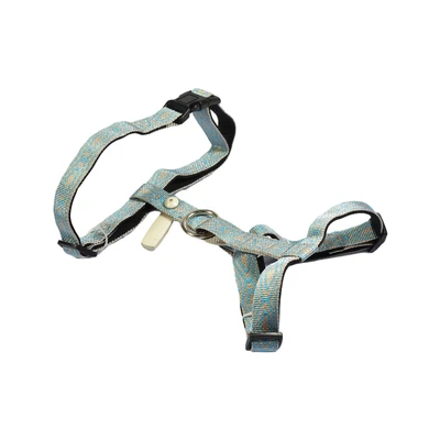 Gambar Paws N Tail Ukuran M Harness Anjing Denim - Biru