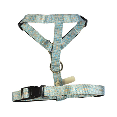 Gambar Paws N Tail Ukuran L Harness Anjing Denim - Biru