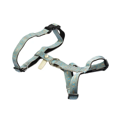 Gambar Paws N Tail Ukuran L Harness Anjing Denim - Biru