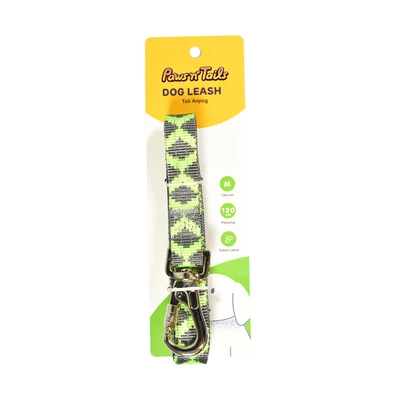 Gambar Paws N Tail 120 cm Tali Anjing Rhombus Medium 20Mm - Hijau