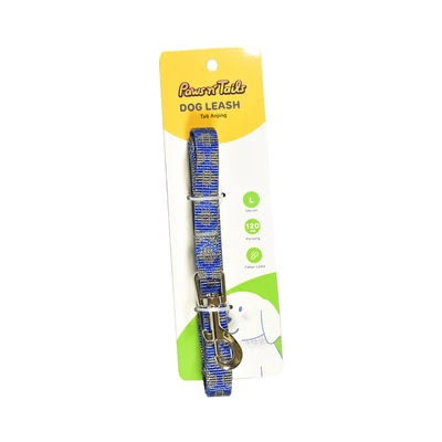 Gambar Paws N Tail 120 cm Tali Anjing Rhombus Large 25Mm - Biru