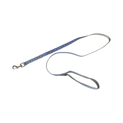 Gambar Paws N Tail 120 cm Tali Anjing Rhombus Large 25Mm - Biru