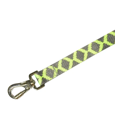 Gambar Paws N Tail 120 cm Tali Anjing Rhombus Large 25Mm - Hijau