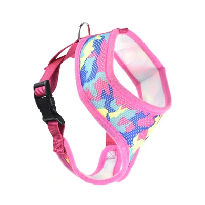 Gambar Paws N Tail Ukuran S Harness Anjing Rainbow Army - Pink