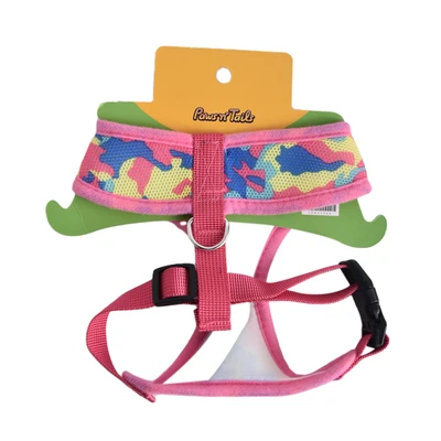 Gambar Paws N Tail Ukuran S Harness Anjing Rainbow Army - Pink