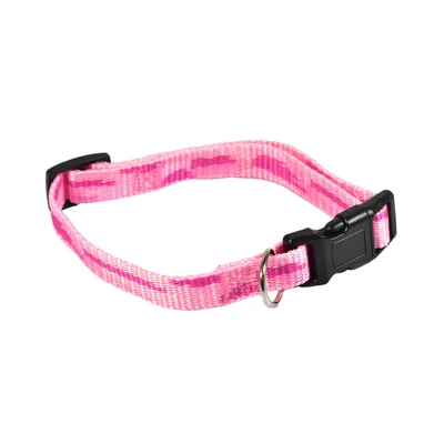 Gambar Paws N Tail 25-40 cm Kalung Anjing Army Small 15Mm - Pink